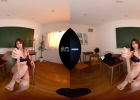 Japanese delivers sensual classroom POV in high quality