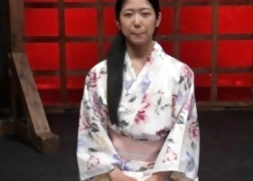 Naughty Asian milf Julia solo masturbation close up