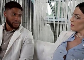 Black Cumshot Fills Milfs Anus