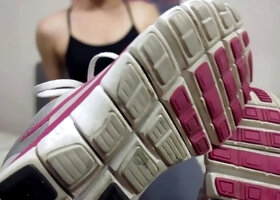 mscakes punished by my filthy gym sneakers