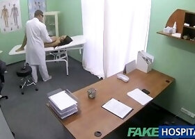 FakeHospital Slim skinny young student gets the doctors creampie
