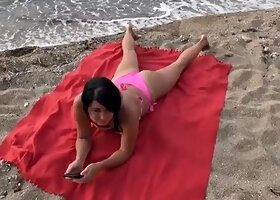 Alexandra Wett Fucked on Caught Beach