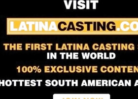 This skeptical LATINA TEEN wannabe model teased me