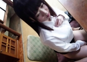 Japanese teen toyed and creampied