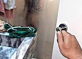 Stepbro Catches Jennyferpimenta and Forbidden Pleasures in Steamy Lesbian Shower