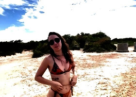 PornVlog - outdoor sex on a Brazilian beach - Amateur
