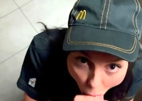 Eva Soda Mcdonald’s Girl Fucked In Restroom Over Spilled