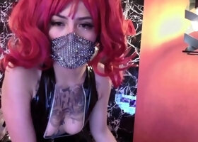 Close up teen masturbation