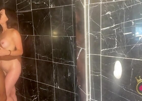 Beautiful Milf Suzanne And Coach In A Hot Shower Fuck