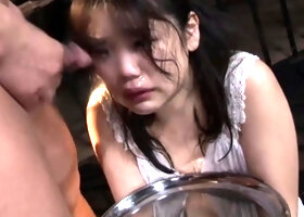 Asian girl blowjob fingered and titty fucked