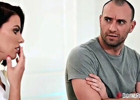 Adriana Chechik Deepthroats Big Cock in Fetish Massage