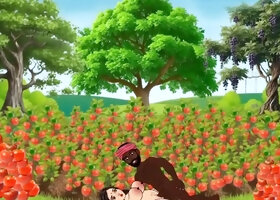Husband and wife fucked in tomato field, and .