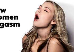 Splendid Blonde Lilly Bell Shows How Women Orgasm with an Intense Hitachi