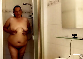 In shower, german mature