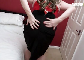 Busty Grandma Is Home Alone And Horny - Jennique Adams - Jennique adams