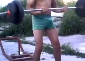 Jesus in boxer excited exercising compilation past videos