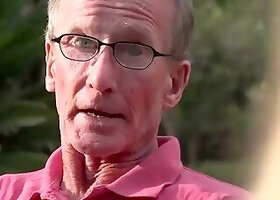 Blonde Hot Ass Anal Fucked By Horny Grandpa